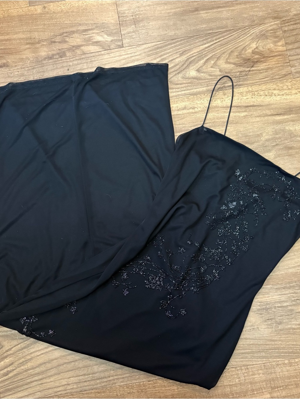 90s Byer Too! Beaded Maxi Dress